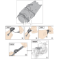 Givi CRM105 Fascia da sella per il montaggio borse laterali CRM102 Givi CRM105 Fascia da sella per il montaggio borse laterali CRM102