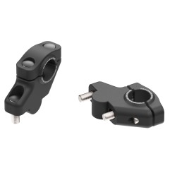 Hepco e Becker 42402560 00 01 Rialzi 30mm + 21mm arretramento Manubrio Neri Per Kawasaki Z7 Hybrid Dal 2024