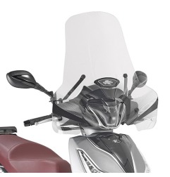 Kappa 7057AK Parabrezza alto trasparente per SYM HD 300 e Kymco People 300 dal 2019