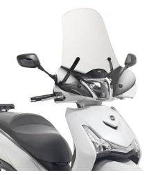 Kappa 7057AK Parabrezza alto trasparente per SYM HD 300 e Kymco People 300 dal 2019