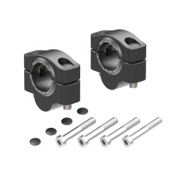Hepco e Becker 42302559 20 01 Rialzi Manubrio 20mm Neri Per Kawasaki Z900 Rs / Se / Black Ball Edition Dal 2026