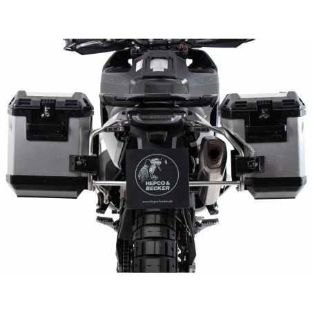 Hepco e Becker 6517634 00 22 00 40 Portavaligie E Valigie Laterali Xplorer Argento Per Husqvarna Norden 901 Dal 2022