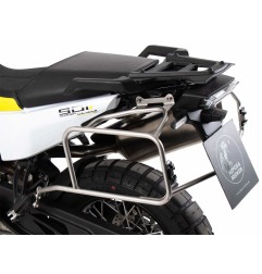 Hepco e Becker 6517634 00 22 00 40 Portavaligie E Valigie Laterali Xplorer Argento Per Husqvarna Norden 901 Dal 2022