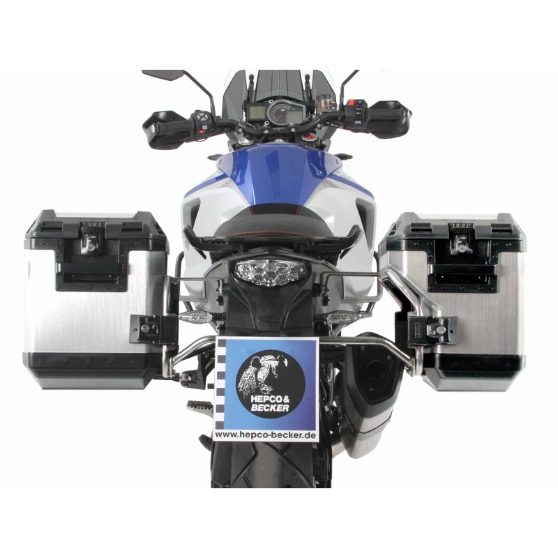 Hepco e Becker 6517563 00 22 00 40 Kit Portavaligie Laterali Inox Con Valigie Xplorer Per Ktm 1090 Adventure R Dal 2017 Al 2018