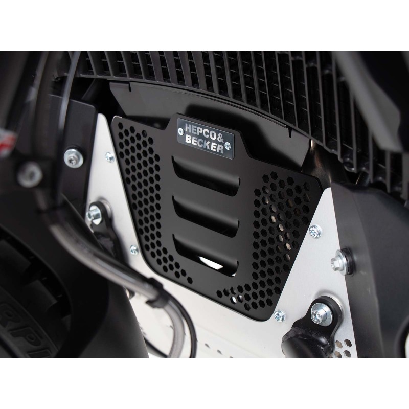 Hepco e Becker 42267617 00 01 Piastra Aggiuntiva Protezione Motore Nera Per Ktm 890 Adventure/r/rally Dal 2021 Al 2022