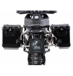 Hepco e Becker 6517634 00 22 01 40 Portavaligie Laterale Xplorer Acciaio Inox E Nero Per Husqvarna Norden 901 / Expedition Dal 2
