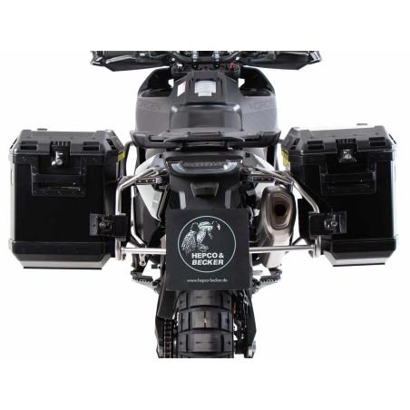 Hepco e Becker 6517634 00 22 01 40 Portavaligie Laterale Xplorer Acciaio Inox E Nero Per Husqvarna Norden 901 / Expedition Dal 2