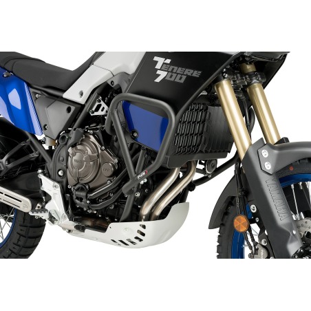Puig Racing 22545N Barre Protezione motore Per Yamaha Tenere 700, Tenere 700 Rally Edition Nero