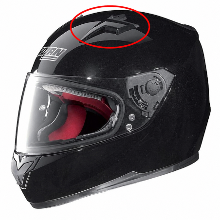Prese aria superiori nero lucido Nolan WAB2V00000148 per casco integrale N64