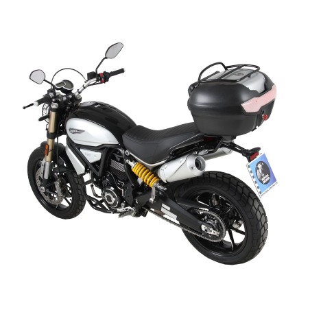 6527566 01 01 Hepco e Becker Attacco Alurack nero per bauletto per Ducati Scrambler 1100 2018