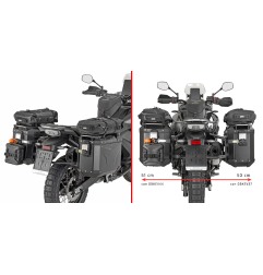 Givi PLO9230CAM portavaligie laterali CF Moto 800 MT-X dal 2025 1000 MT-X dal 2026
