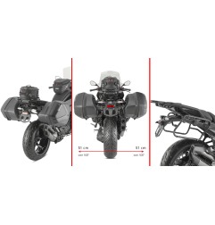 Givi PLX5153 Portavaligie laterale Monokey per BMW R1300RS dal 2025