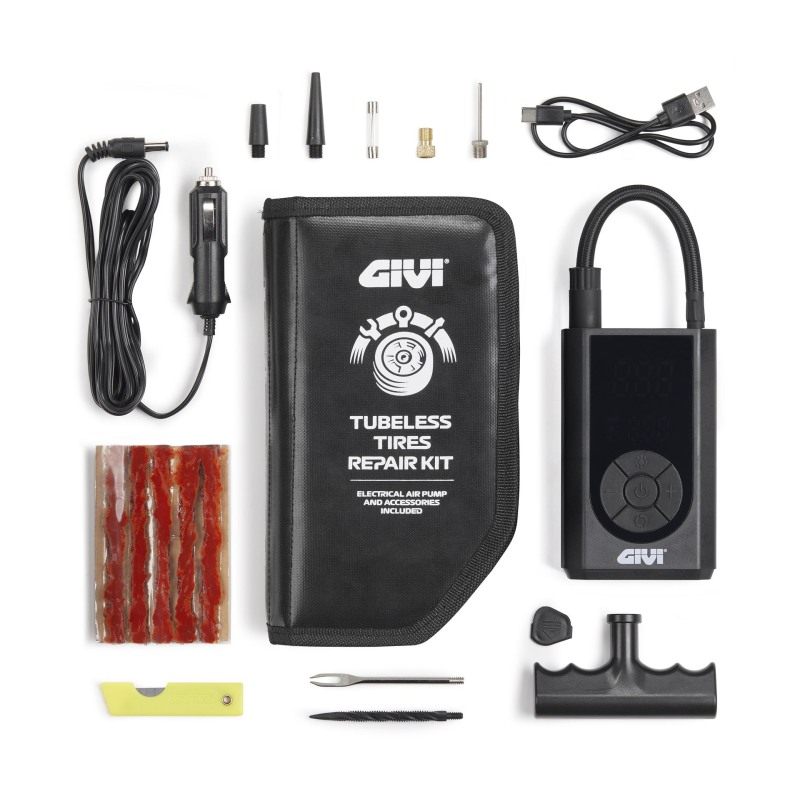 Givi S451 kit ripara gomme moto con compressore incluso