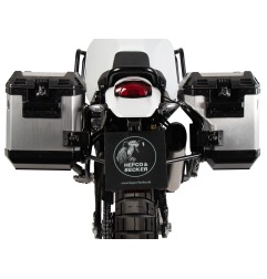Hepco e Becker 6517638 00 01 00 40 Set Portavaligie Laterale Xplorer 40 E 37 L Nero/argento Per Ducati Desert X Dal 2022