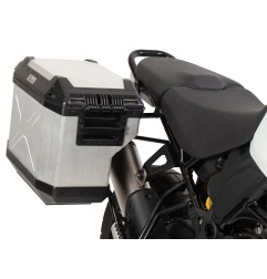 Hepco e Becker 6517638 00 01 00 40 Set Portavaligie Laterale Xplorer 40 E 37 L Nero/argento Per Ducati Desert X Dal 2022