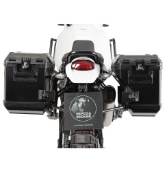 Hepco e Becker 6517638 00 01 01 40 Set Portavaligie Con Valigie Xplorer Cutout Nero Per Ducati Desert X Dal 2022