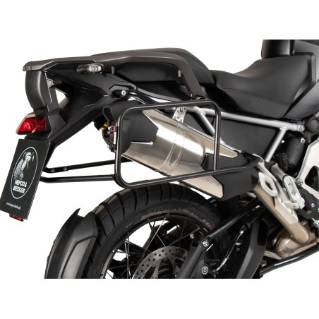 Hepco e Becker Portavaligie Laterale Fisso Nero Per Triumph Tiger 1200 Gt / Gt Pro / Rally Pro Dal 2022