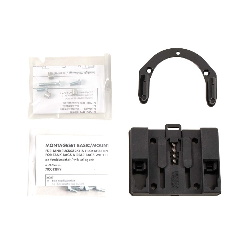 Hepco e Becker 516334 00 01 Anello Serbatoio Basic Nero Per Suzuki Gs 500 / Gs 500 F Dal 2001 Al 2008
