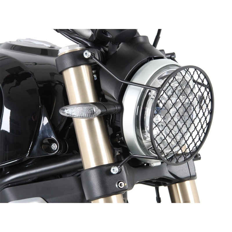 EBTOOLS Grille Phare Moto - 7 Faro Moto Griglia Di Montaggio Laterale Protezione Universale Della Della Protezione Della Copertura Per Cafe Racer Motociclo Per La Maggior Parte