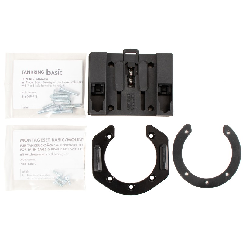 Hepco e Becker 516496 00 01 Anello Serbatoio Basic Nero Per Yamaha Fzs 600/s Fazer Dal 1998 Al 2004
