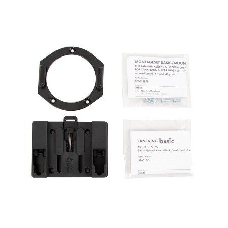 Hepco e Becker 516541 00 01 Anello Serbatoio Basic Nero Per Moto Guzzi V 7 Café Classic/classic/special Dal 2008 Al 2014