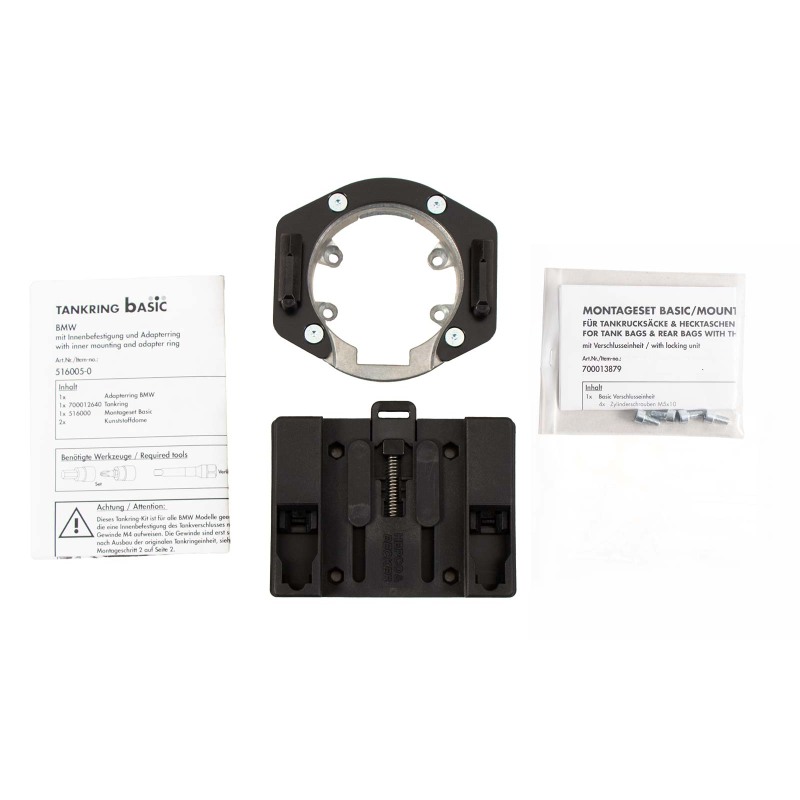 Hepco e Becker 516670 00 01 Anello Serbatoio Basic Nero Per Bmw S 1000 R Dal 2014 Al 2020
