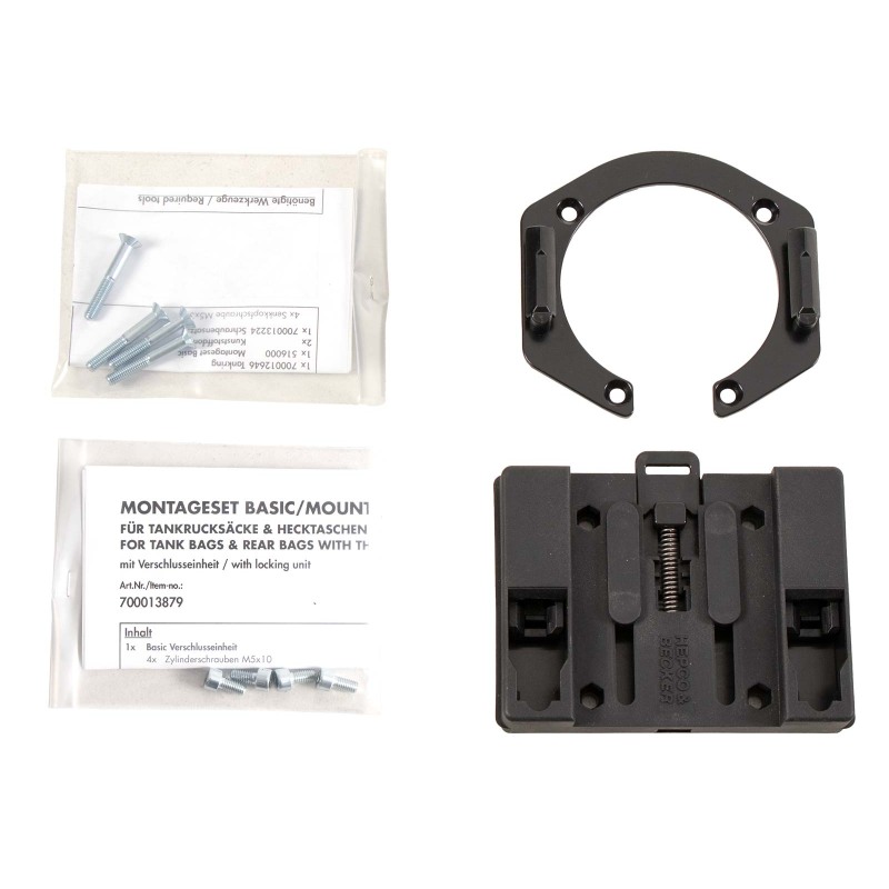 Hepco e Becker Anello Serbatoio Basic Nero Per Ktm 125/200 Duke Dal 2011 Al 2013