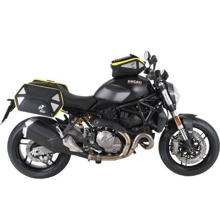 Hepco e Becker Anello Serbatoio Basic Nero Per Ducati Monster 821 Dal 2018 Al 2020
