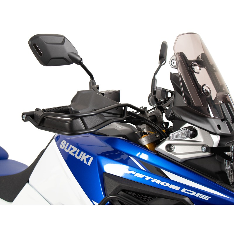 Hepco e Becker 42123549 00 01 Protezione Paramani Nera In Acciaio Tubolare Per Suzuki V-strom 1050 De Dal 2023