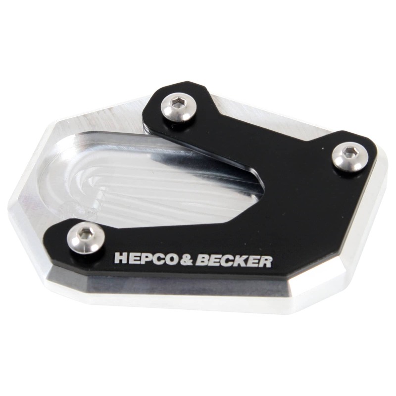 Hepco e Becker 42113549 00 91 Piastra Cavalletto Argento/nero Per Suzuki V-strom 1050 De Dal 2023