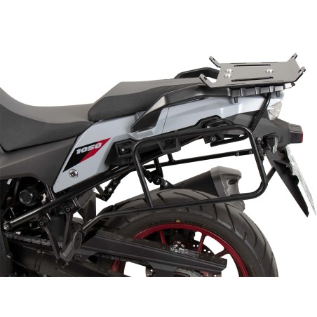 Hepco e Becker Prolunga Portapacchi In Alluminio Nera Per Suzuki V-strom 1050 Dal 2023