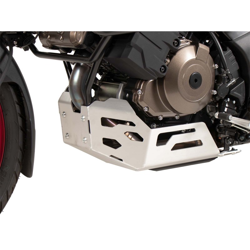 Hepco e Becker Piastra Di Protezione Motore In Alluminio Argento Per Suzuki V-strom 1050 Dal 2023