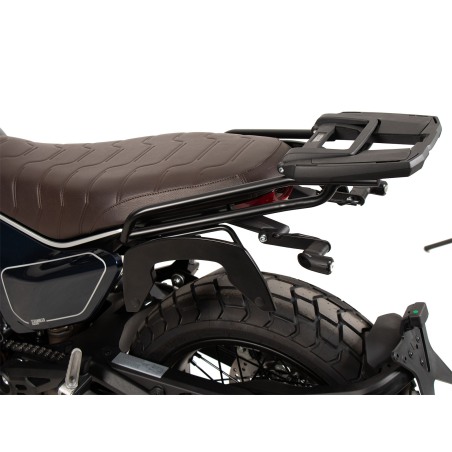 Hepco e Becker Portapacchi Easyrack Nero Per Ducati Scrambler 800 Nightshift/full Throttle Dal 2023