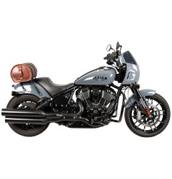 Hepco e Becker Portapacchi Tubolare Nero Per Indian Chief Dark Horse / Bobber Dark Horse / Sport Chief Dal 2022