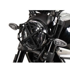 Hepco e Becker Griglia Di Protezione Faro Nera Per Ducati Scrambler 800 Nightshift/full Throttle Dal 2023