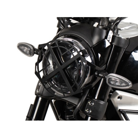 Hepco e Becker Griglia Di Protezione Faro Nera Per Ducati Scrambler 800 Nightshift/full Throttle Dal 2023