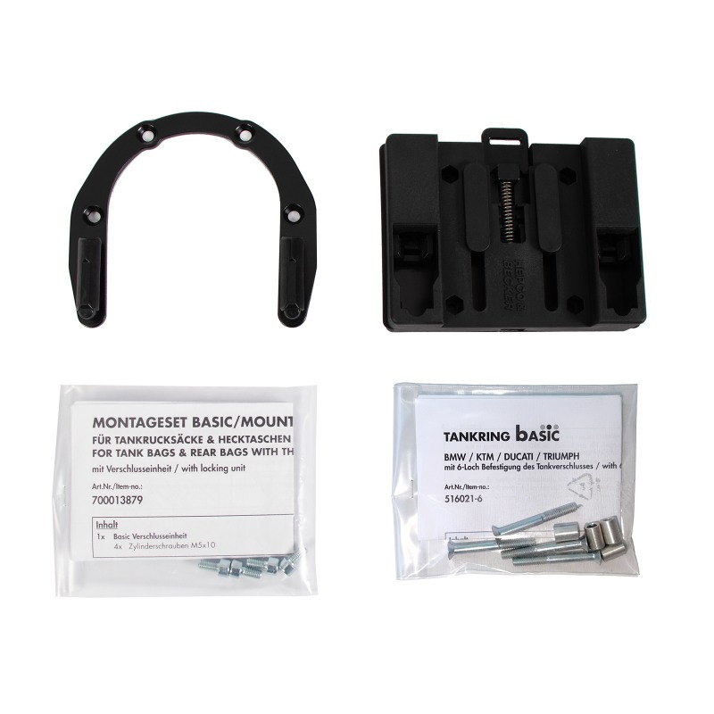 Hepco e Becker 516673 00 01 Anello Serbatoio Basic Nero Per Bmw R 1200 Rt Dal 2014 Al 2018