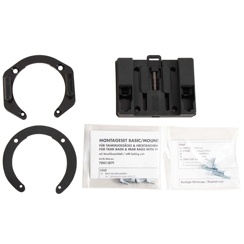 Hepco e Becker 516902 00 01 Anello Serbatoio Basic Nero Per Honda Vfr 800 Dal 1998 Al 2001