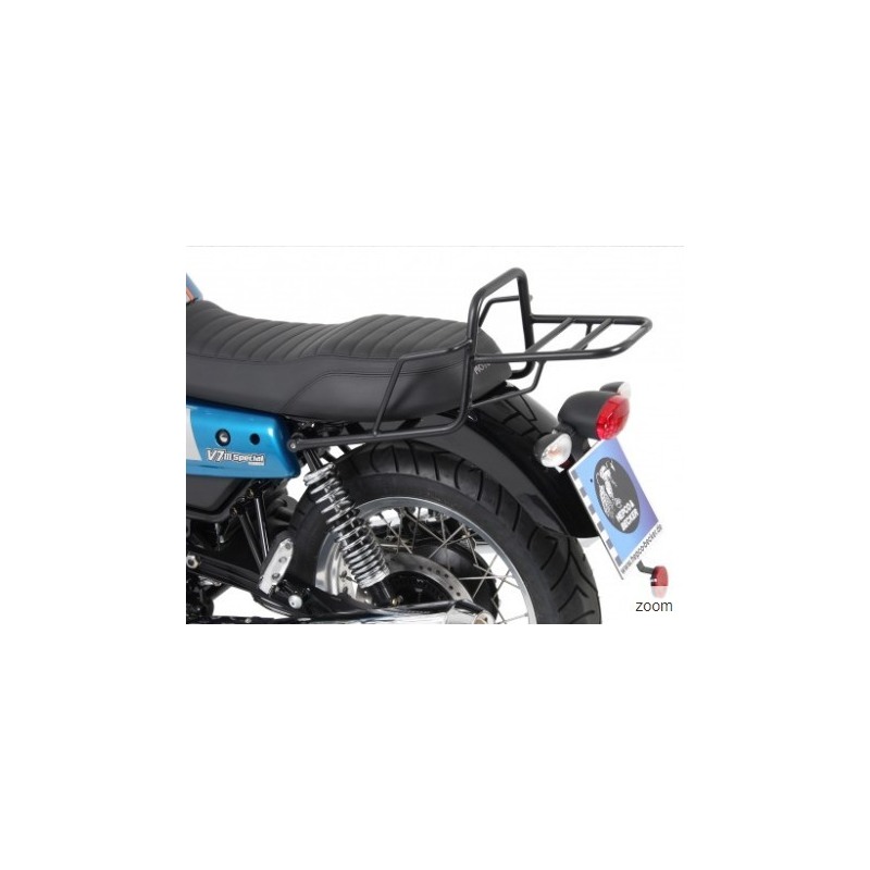 Hepco Becker 654550 01 01 Portapacchi tubolare nero per Moto Guzzi V 7 III Stone / Special / Anniversario (2017-)