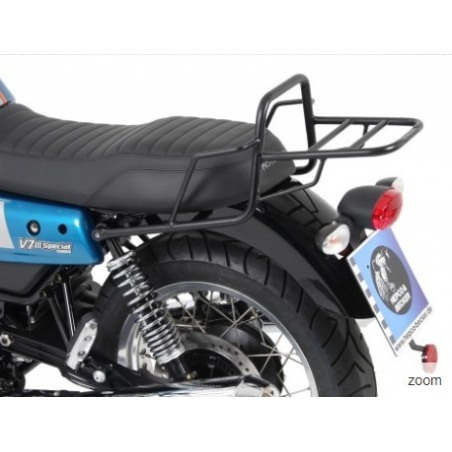 Hepco Becker 654550 01 01 Portapacchi tubolare nero per Moto Guzzi V 7 III Stone / Special / Anniversario (2017-)