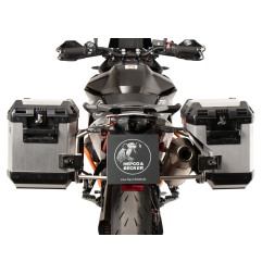 Hepco e Becker 6517655 00 22 00 40 Set Valigie Laterali Xplorer 40/37 L In Argento Per Ktm 890 Smt Dal 2023