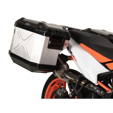 Hepco e Becker 6517655 00 22 00 40 Set Valigie Laterali Xplorer 40/37 L In Argento Per Ktm 890 Smt Dal 2023