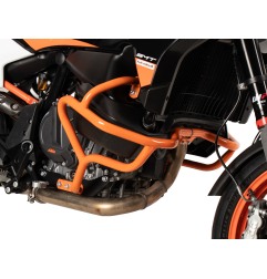 Hepco e Becker Paramotore In Acciaio Tubolare Arancione Per Ktm 890 Smt Dal 2023