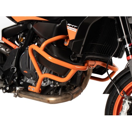 Hepco e Becker Paramotore In Acciaio Tubolare Arancione Per Ktm 890 Smt Dal 2023