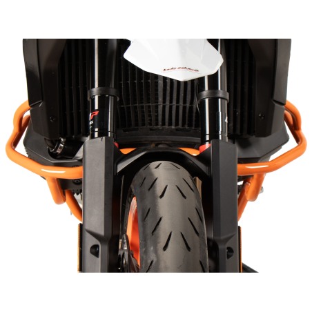 Hepco e Becker Paramotore In Acciaio Tubolare Arancione Per Ktm 890 Smt Dal 2023