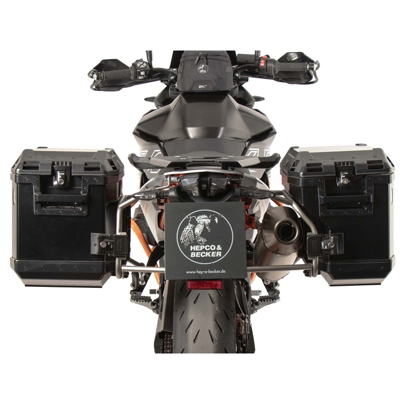 Hepco e Becker 6517655 00 22 01 40 Set Portavaligie Laterali Xplorer 42/37 L Nero Per Ktm 890 Smt Dal 2023
