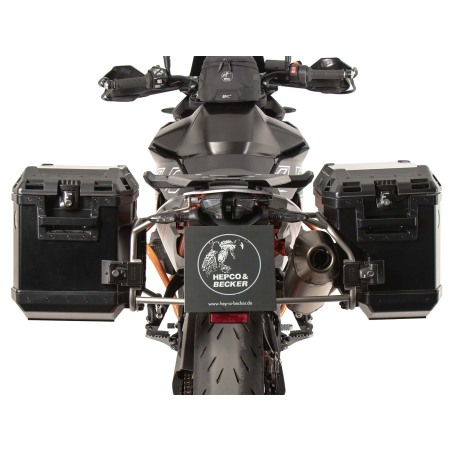Hepco e Becker 6517655 00 22 01 40 Set Portavaligie Laterali Xplorer 42/37 L Nero Per Ktm 890 Smt Dal 2023