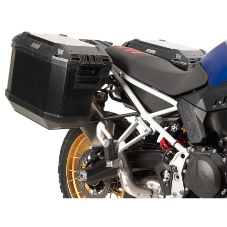 Hepco e Becker 6516534 00 01 01 40 Set Portavaligie Laterale Con Valigie Xplorer Nero Per Bmw F 900 Gs Dal 2024