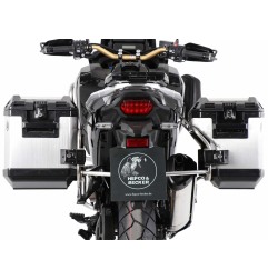 Hepco e Becker 6519549 00 22 00 40 Valigie Laterali Xplorer Acciaio Inox E Argento Per Honda Crf 1100l Africa Twin Dal 2024