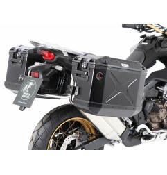 Hepco e Becker 6519549 00 22 01 40 Set Valigie Laterali Xplorer Nero E Acciaio Inox Per Honda Crf 1100l Africa Twin Dal 2024